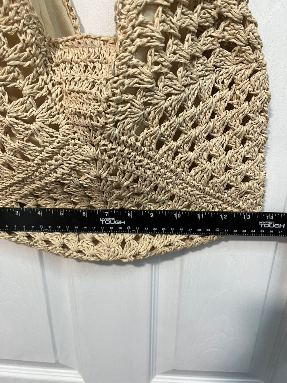 Woven Crocheted Shoulder Bag - Picture 7 of 10